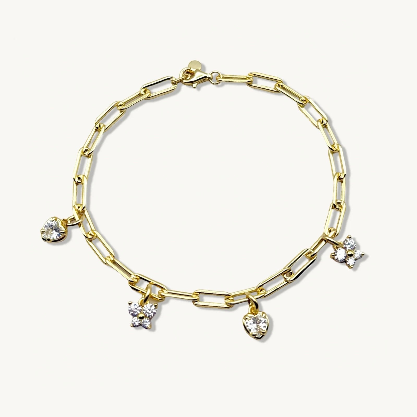 Butterfly and Heart Bracelet