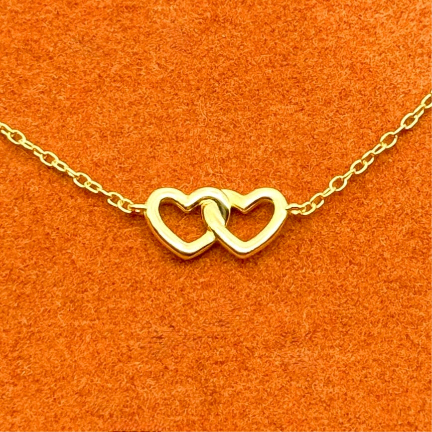Interlock Love Heart Necklace