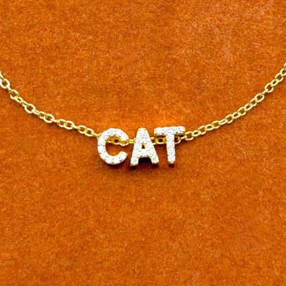Pulsera de piedras preciosas de gato