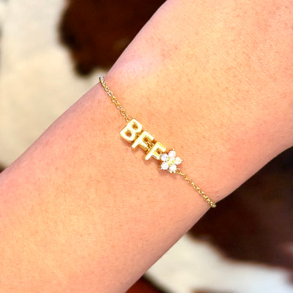 Pulsera de cadena ajustable BFF