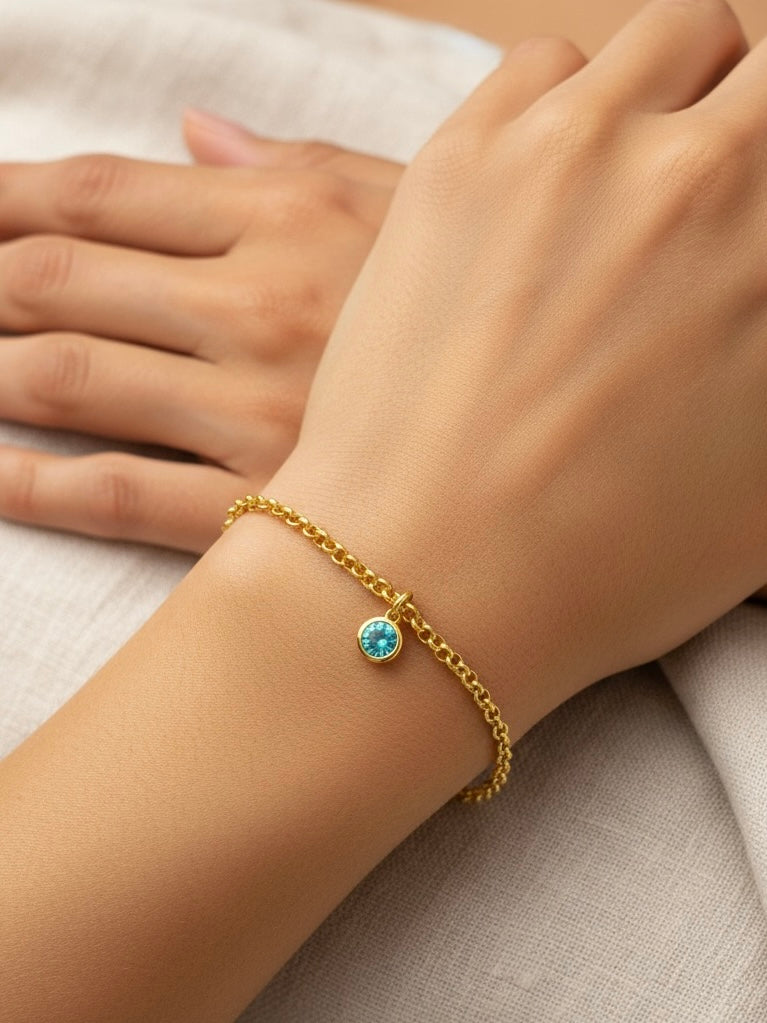 Custom Birthstone Bracelet