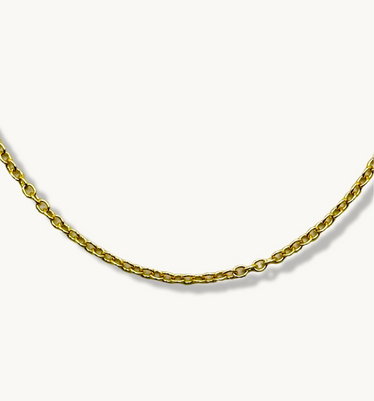 Collar de cadena tipo cable