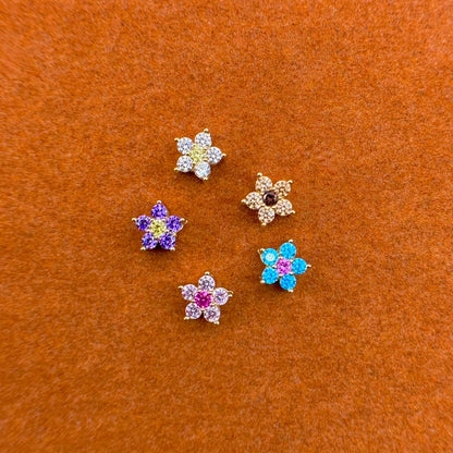 Royalty Violet Flower Charm
