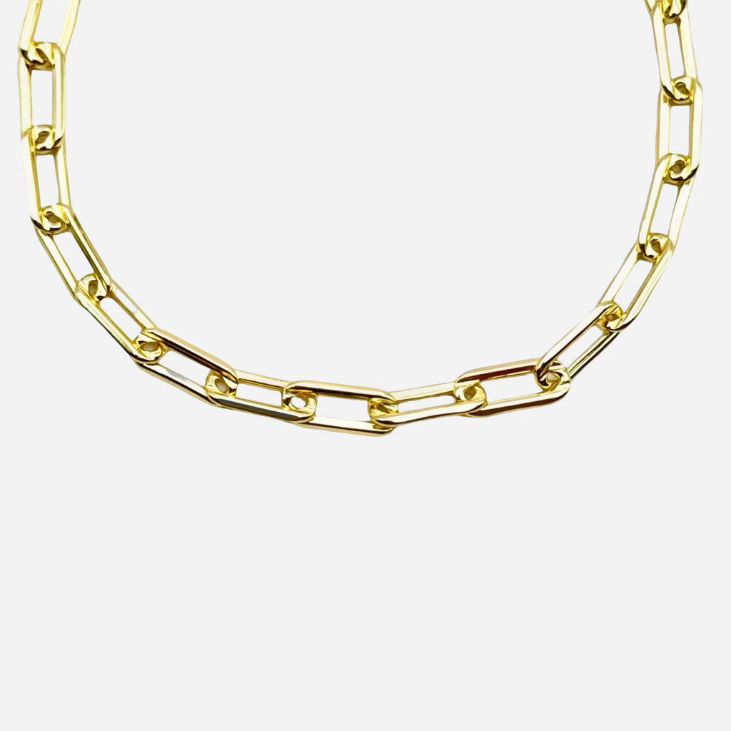 Pulsera de cadena con clip de papel