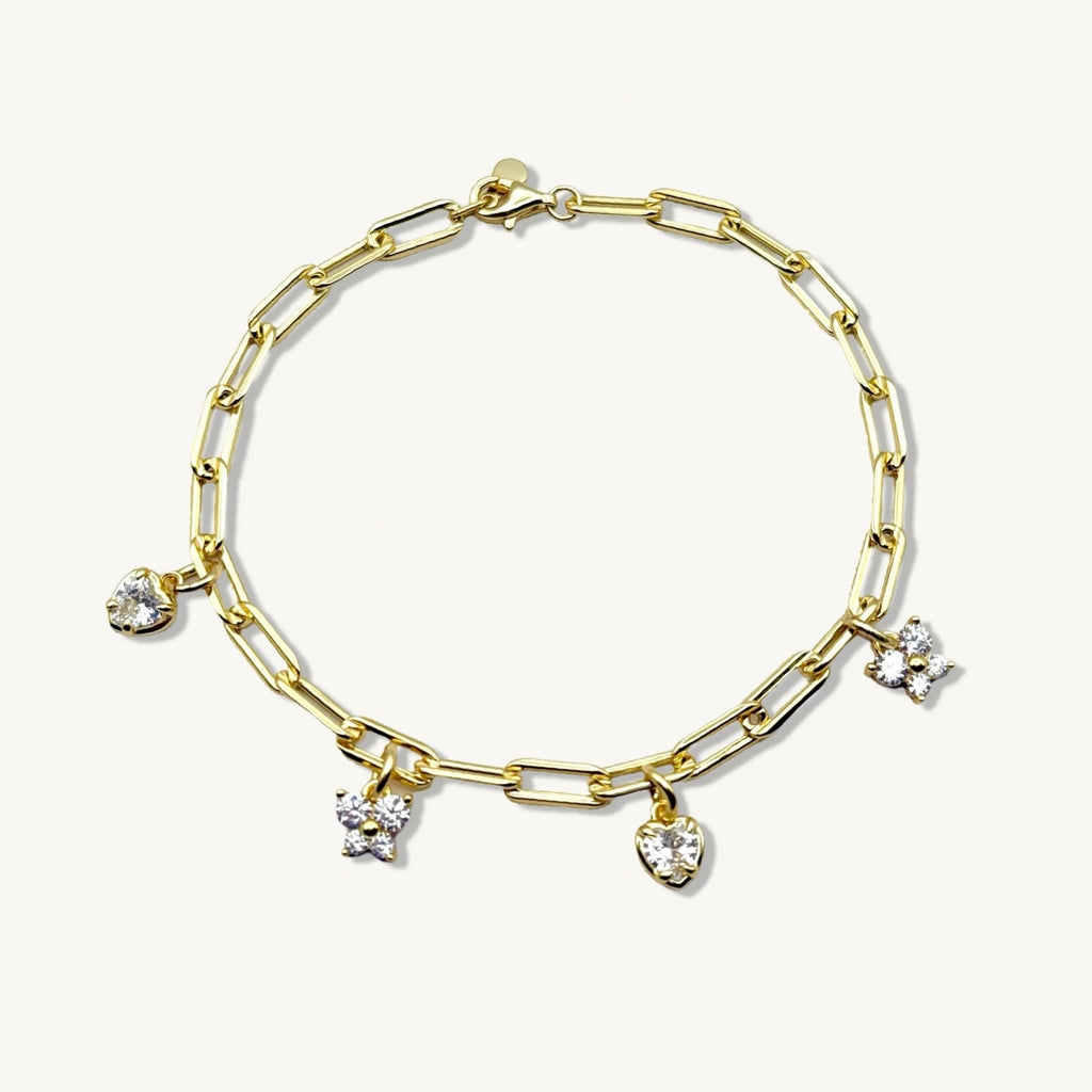 Butterfly and Heart Bracelet