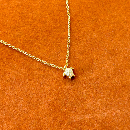 Piedra preciosa de tortuga en collar o pulsera a elegir