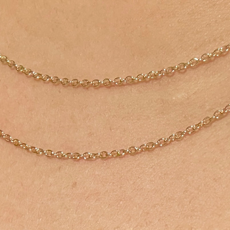Collar de cadena tipo cable