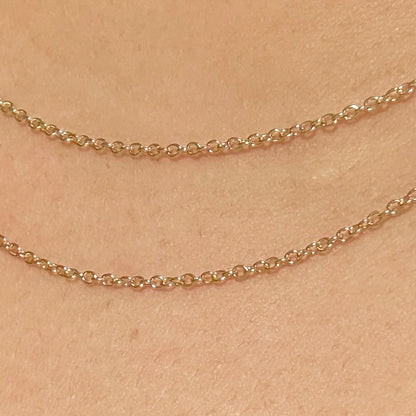 Collar de cadena tipo cable