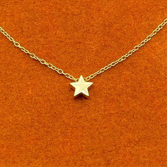 Tiny Wishing Star Necklace