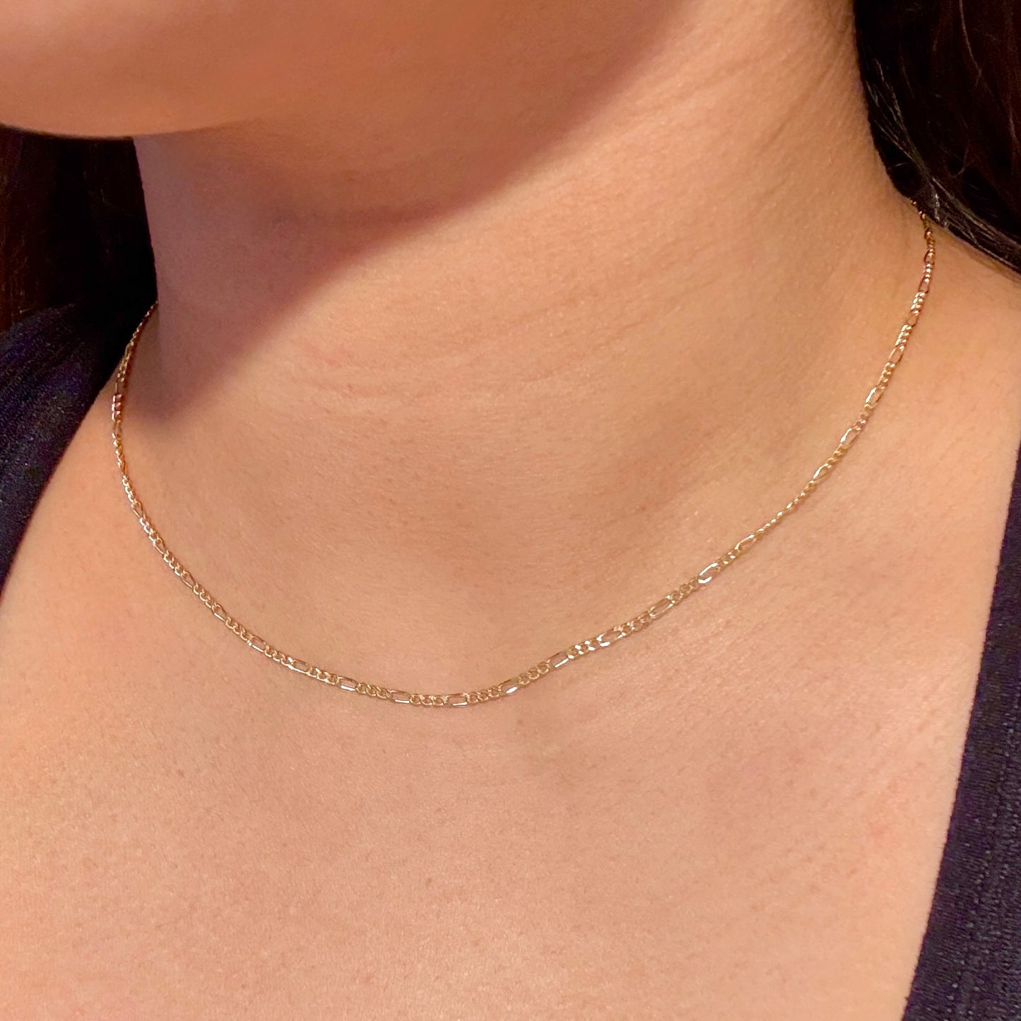Collar de cadena Figaro