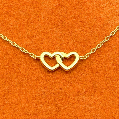 Interlock Love Heart Necklace