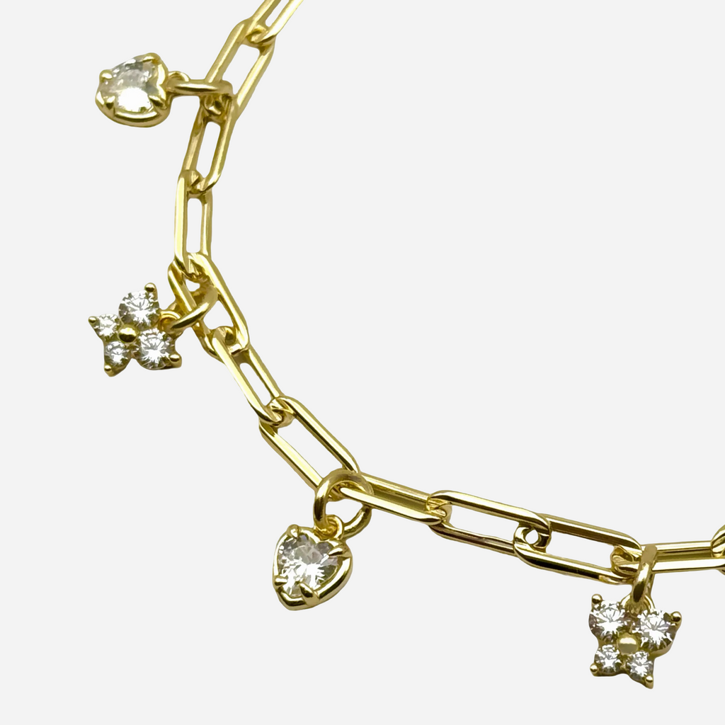 Butterfly and Heart Bracelet