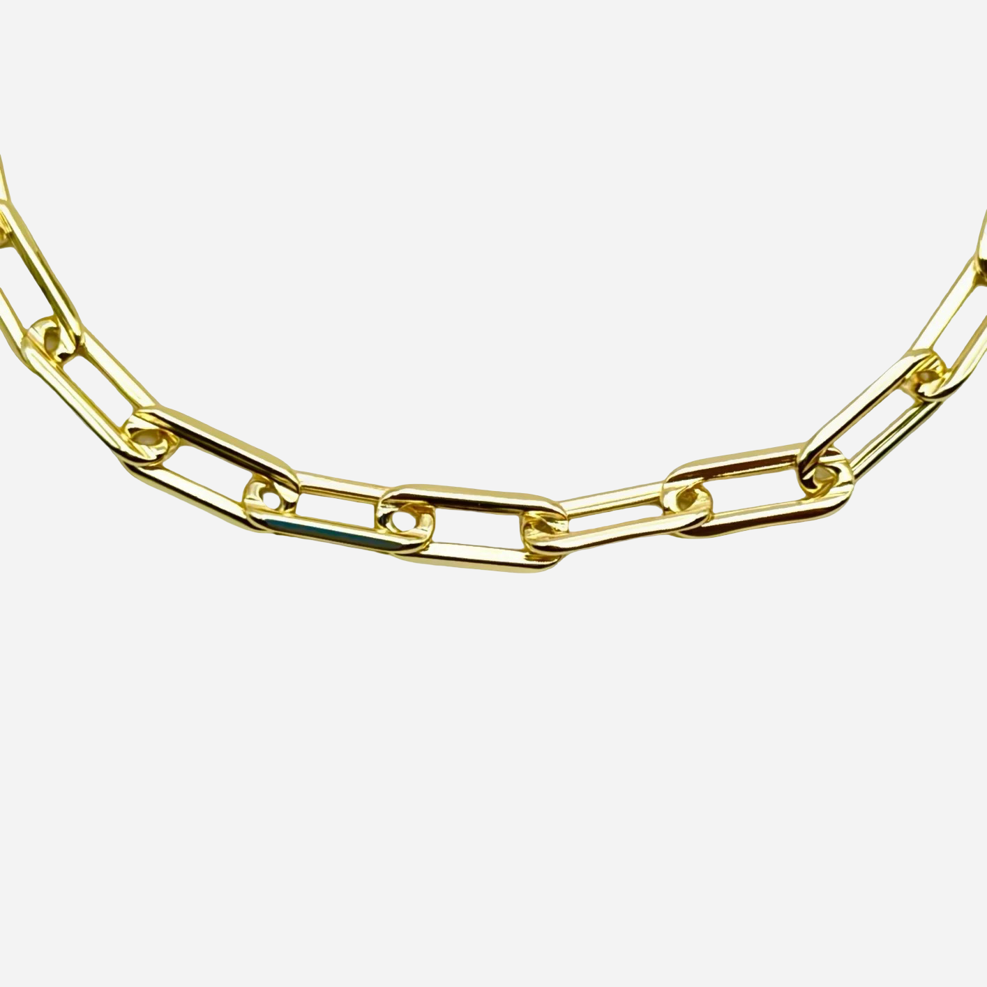 Pulsera de cadena con clip de papel