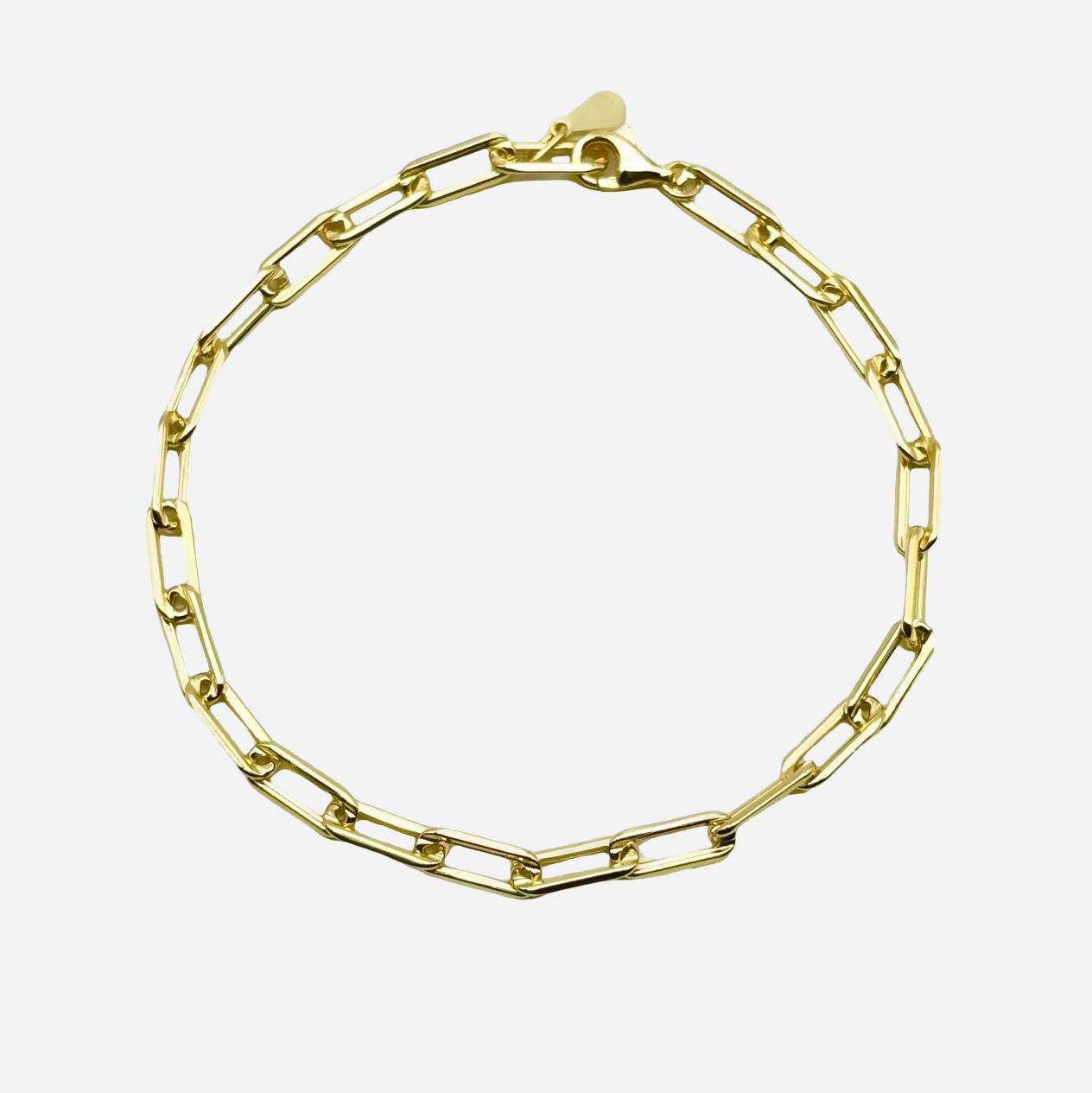 Pulsera de cadena con clip de papel