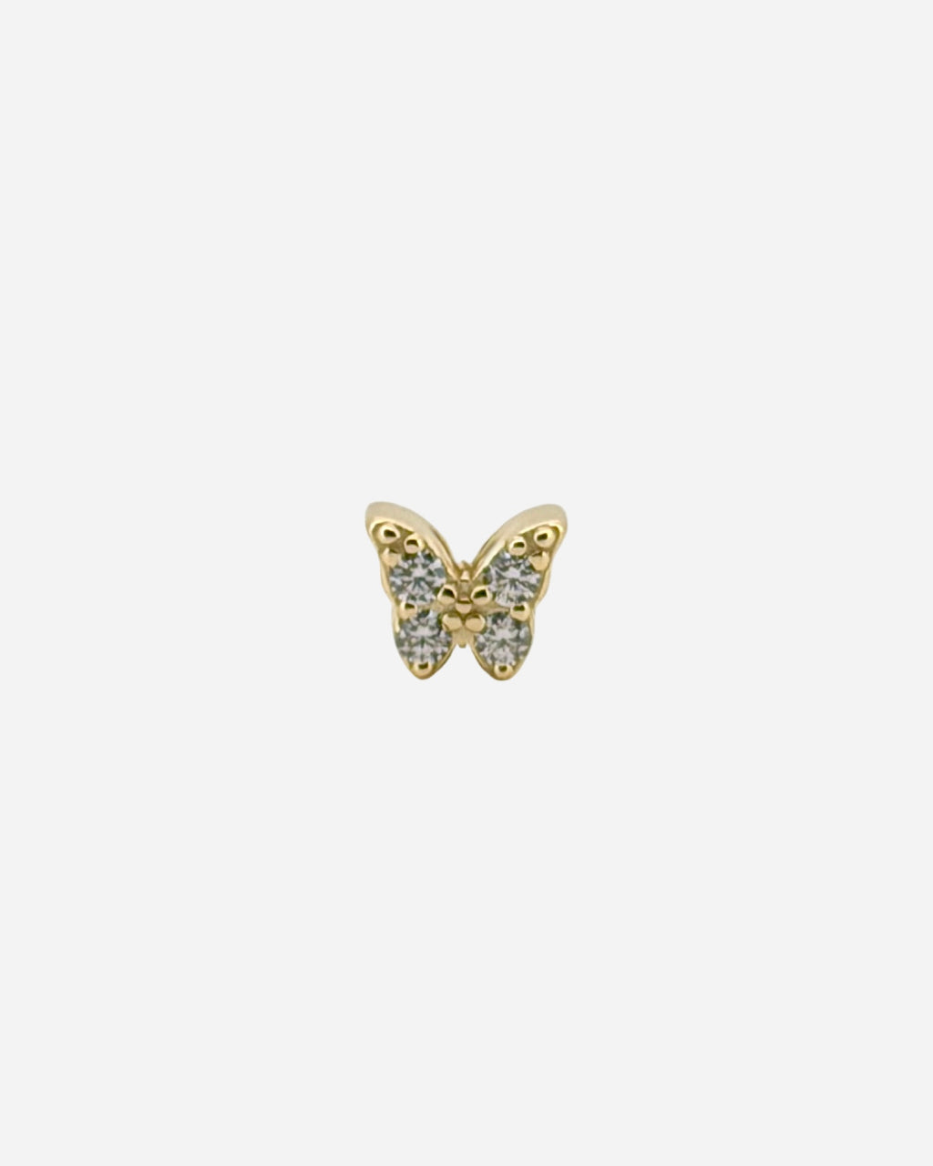 Clarity Butterfly Charm
