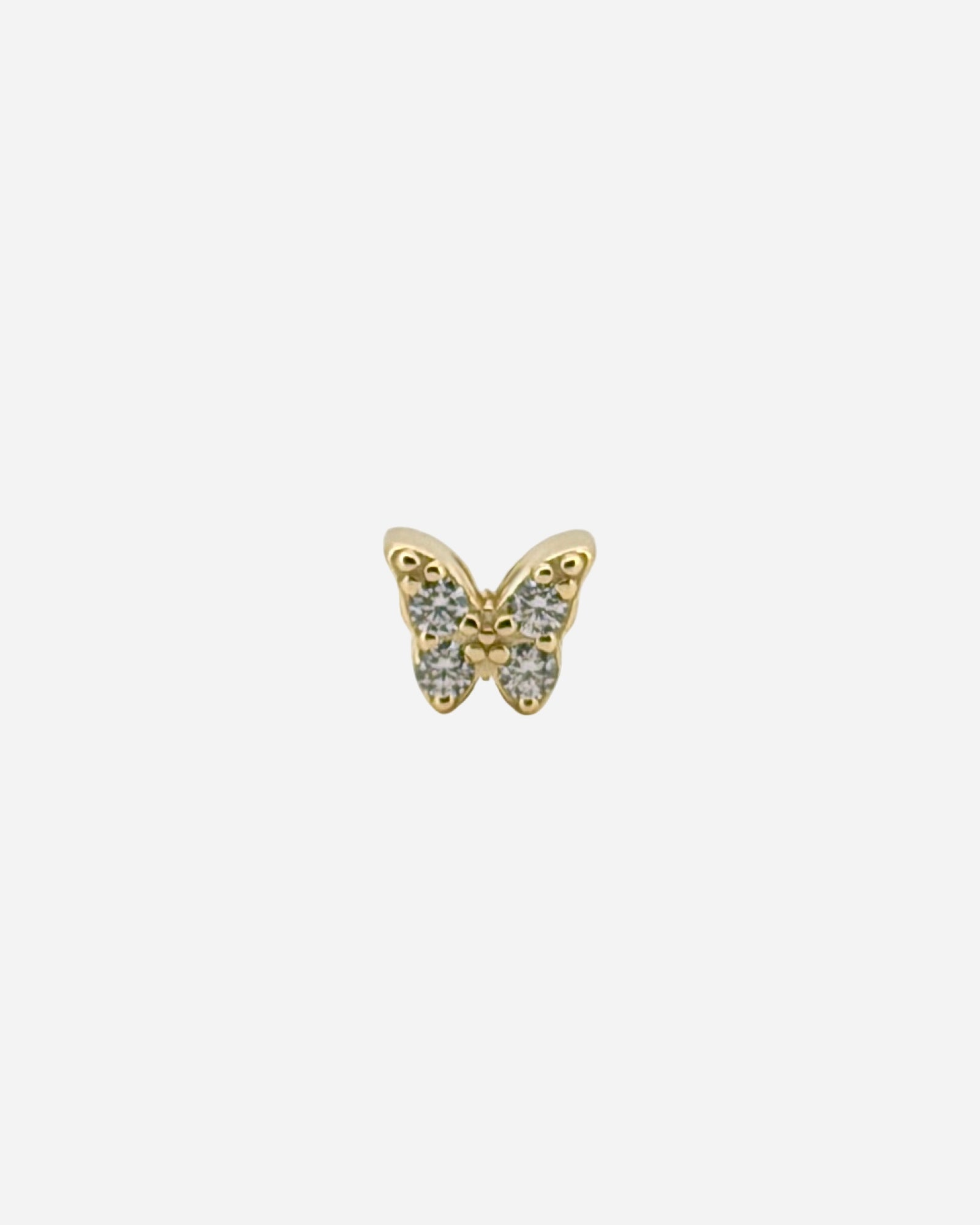 Clarity Butterfly Charm