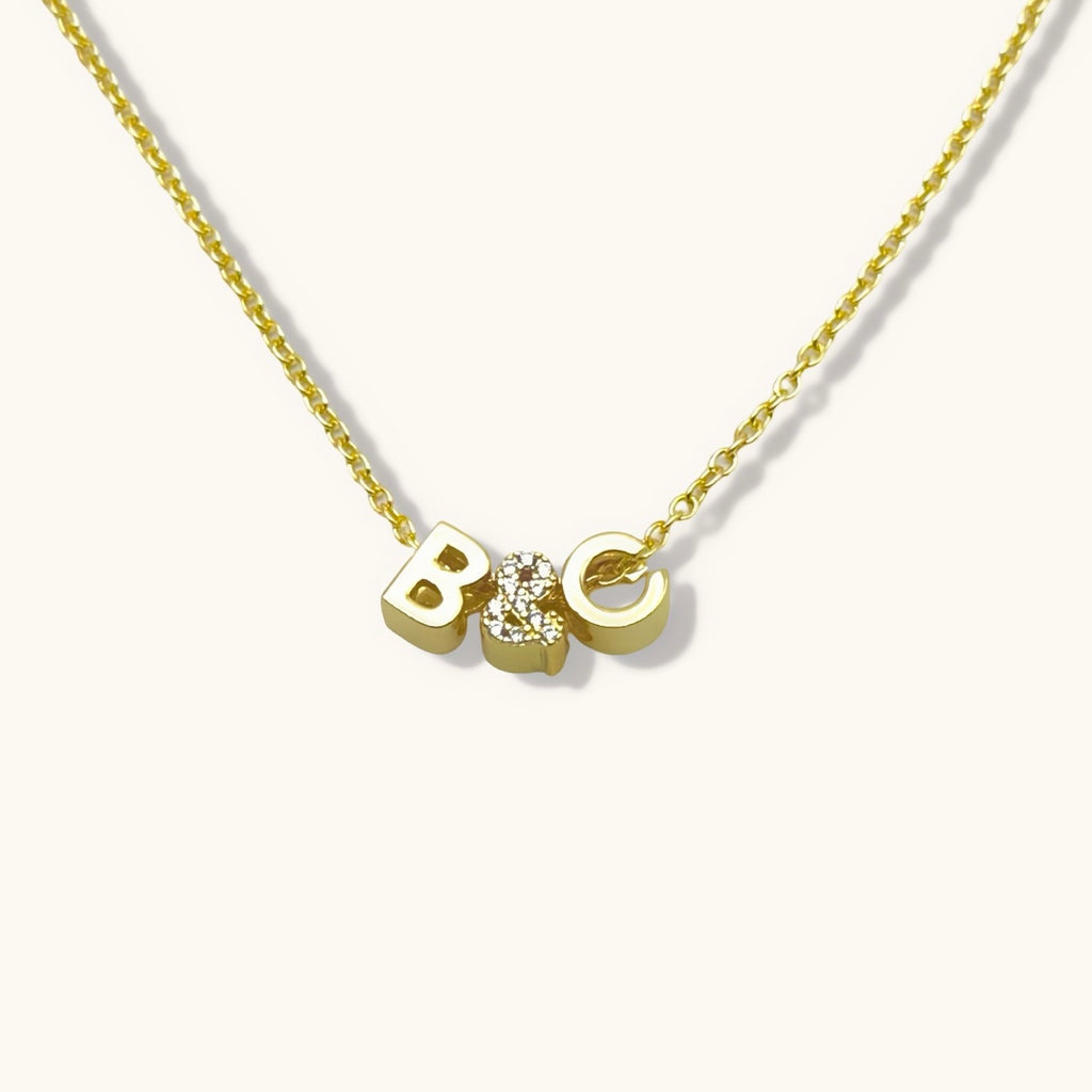 Custom 2 INITIALS - Adjustable Fit Bracelet