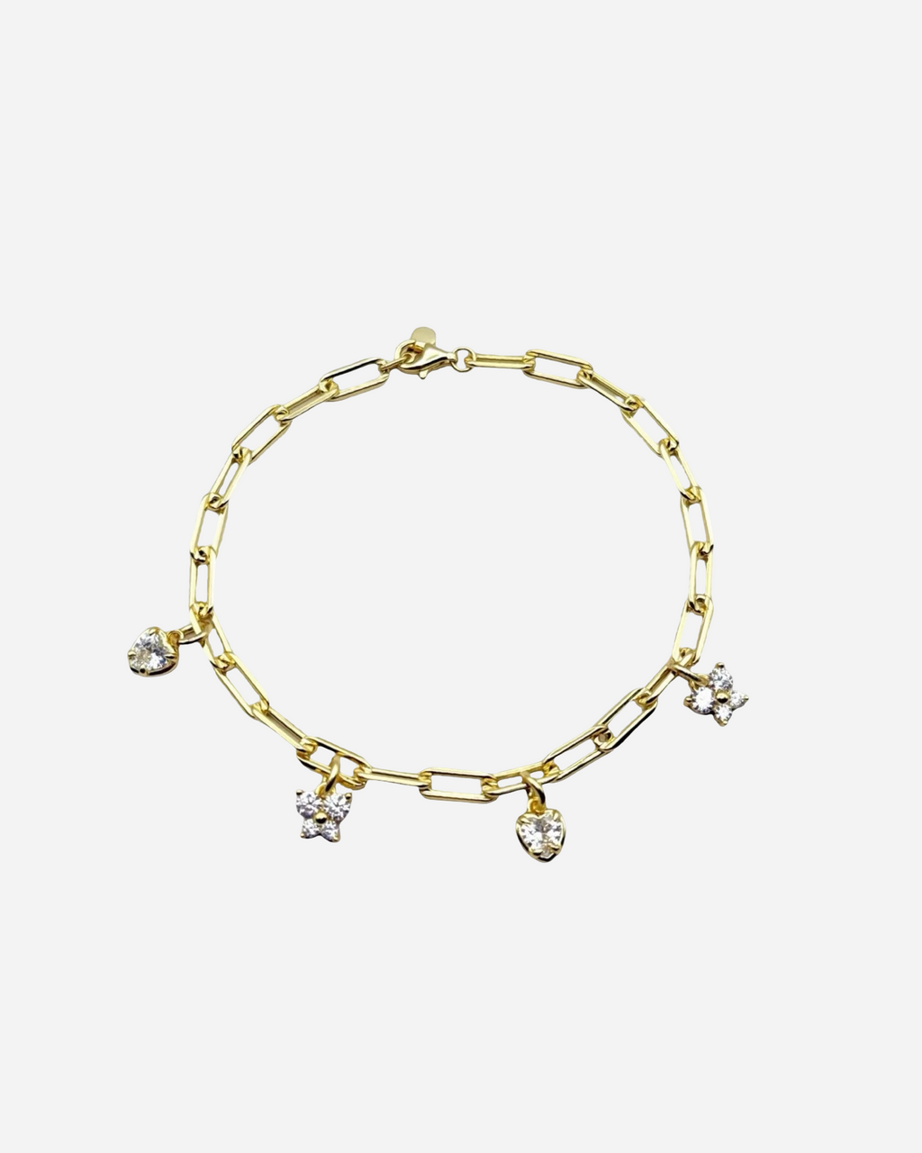 Butterfly and Heart Bracelet