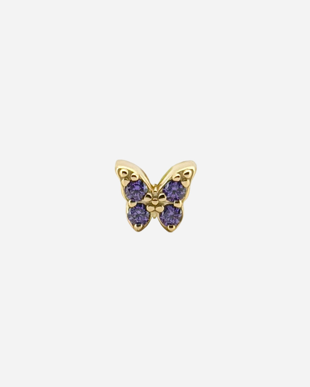 Violet Butterfly Charm