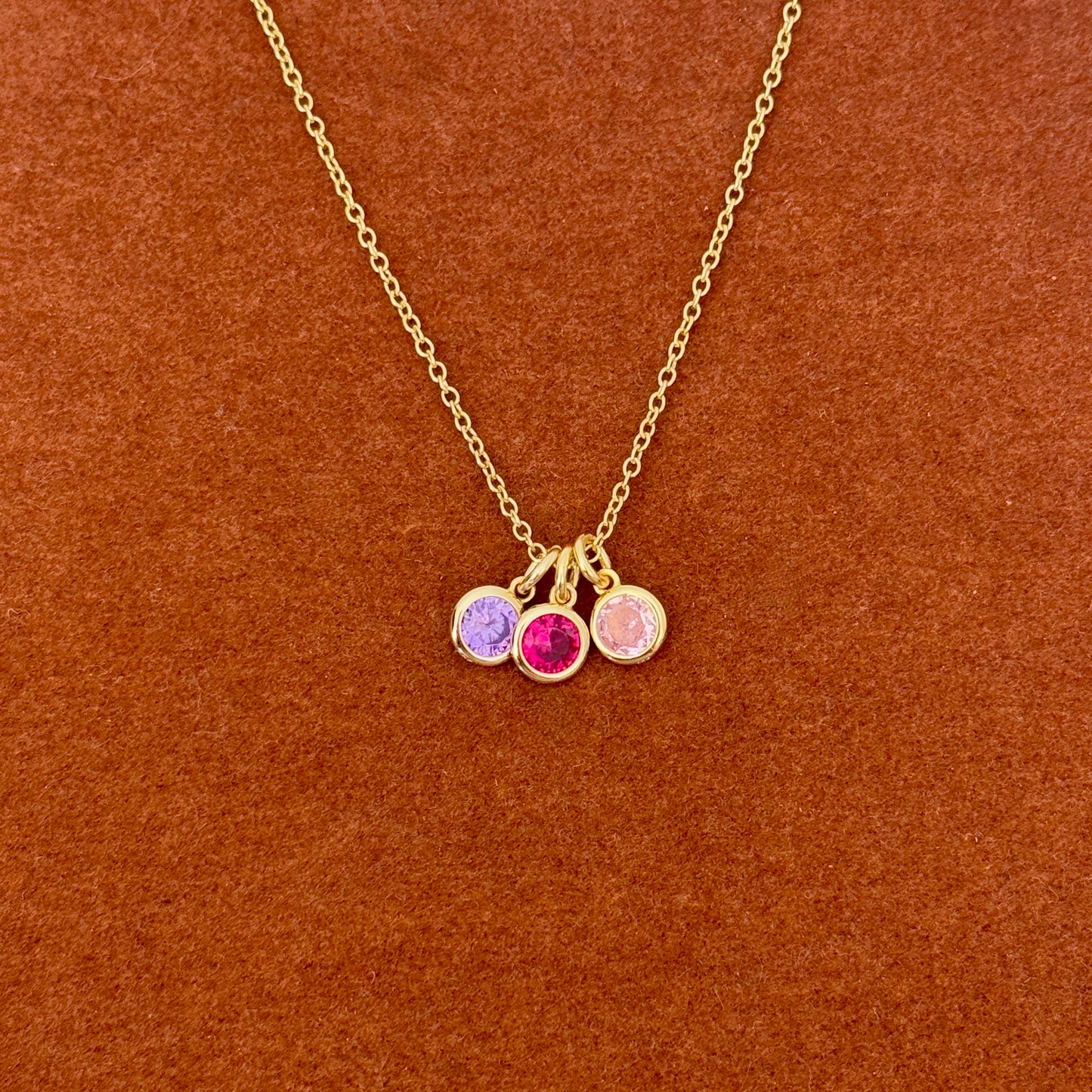 Custom Birthstone Necklace