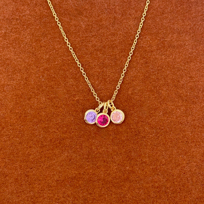 Custom Birthstone Necklace