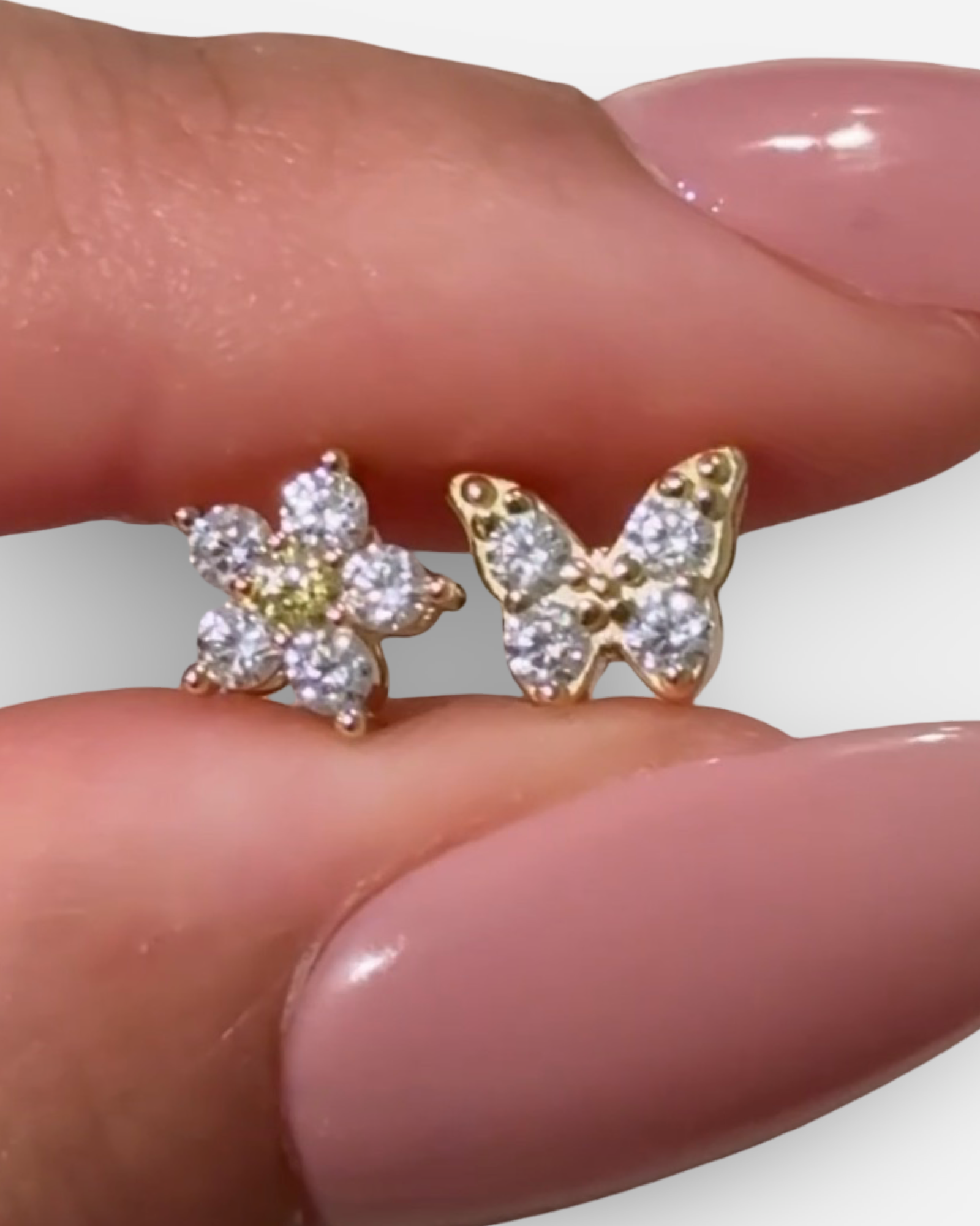 Clarity Butterfly Charm