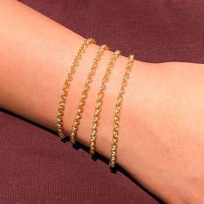 Pulsera de cadena rolo