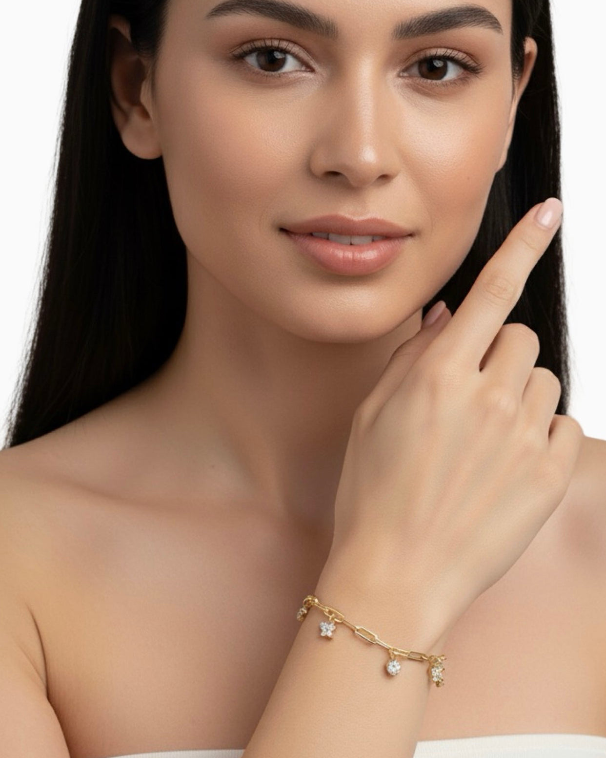 Butterfly and Heart Bracelet