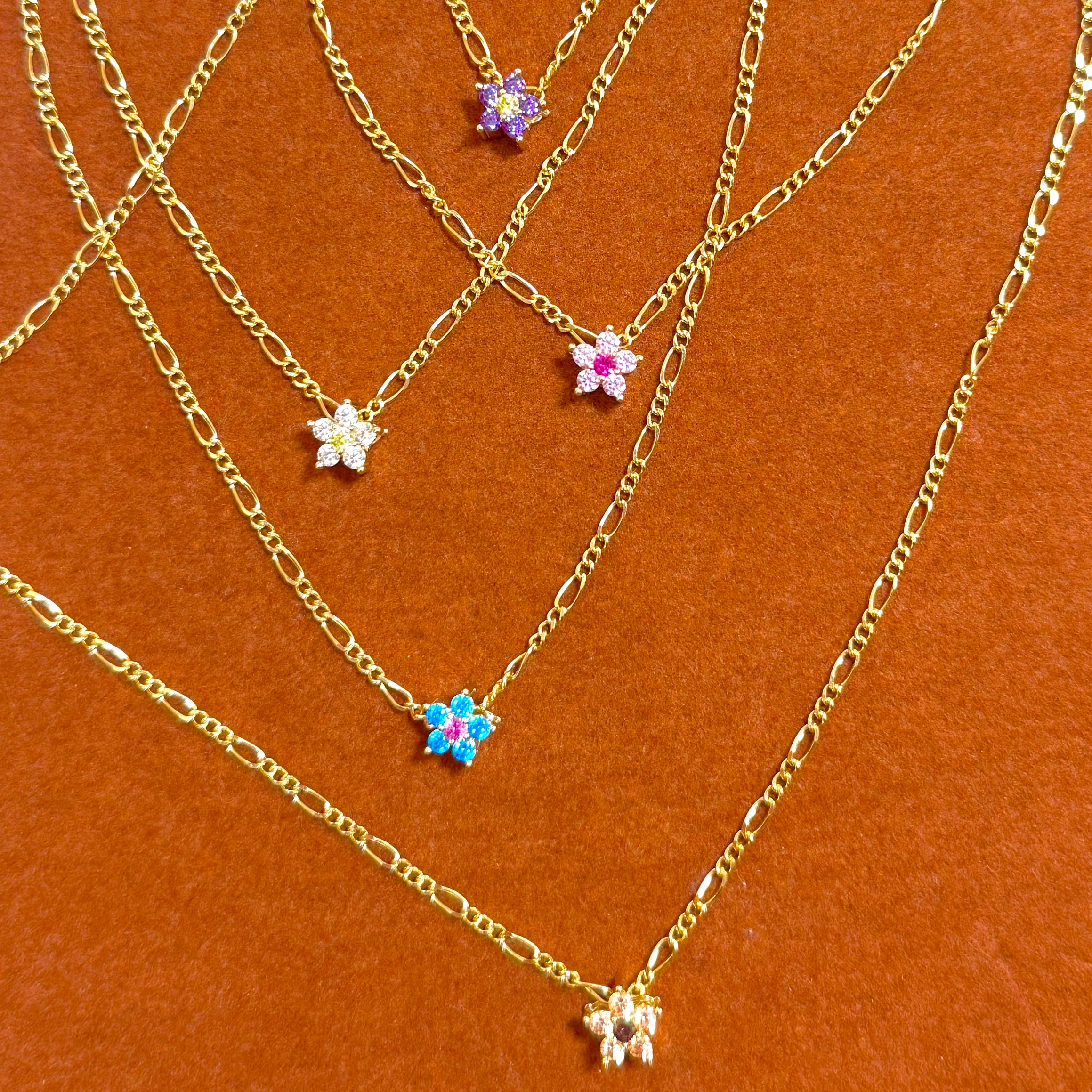 Sweet Pink Flower Charm