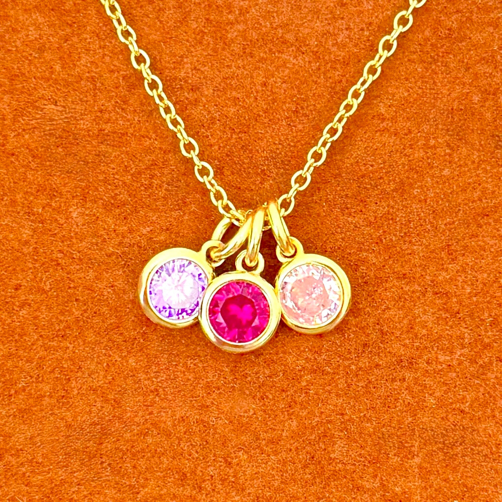 Custom Birthstone Necklace
