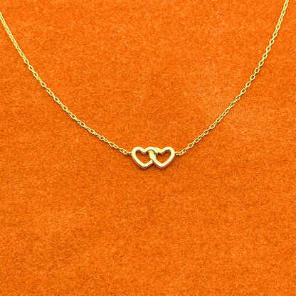 Interlock Love Heart Necklace