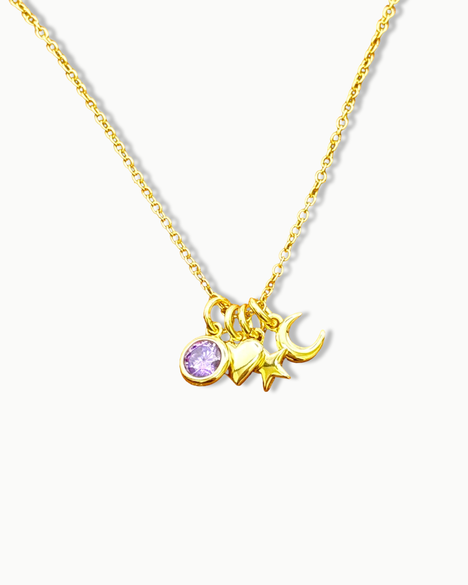 Custom Birthstone Celestial Necklace