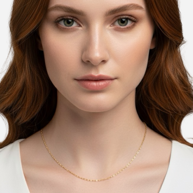 Paperclip Chain Necklace