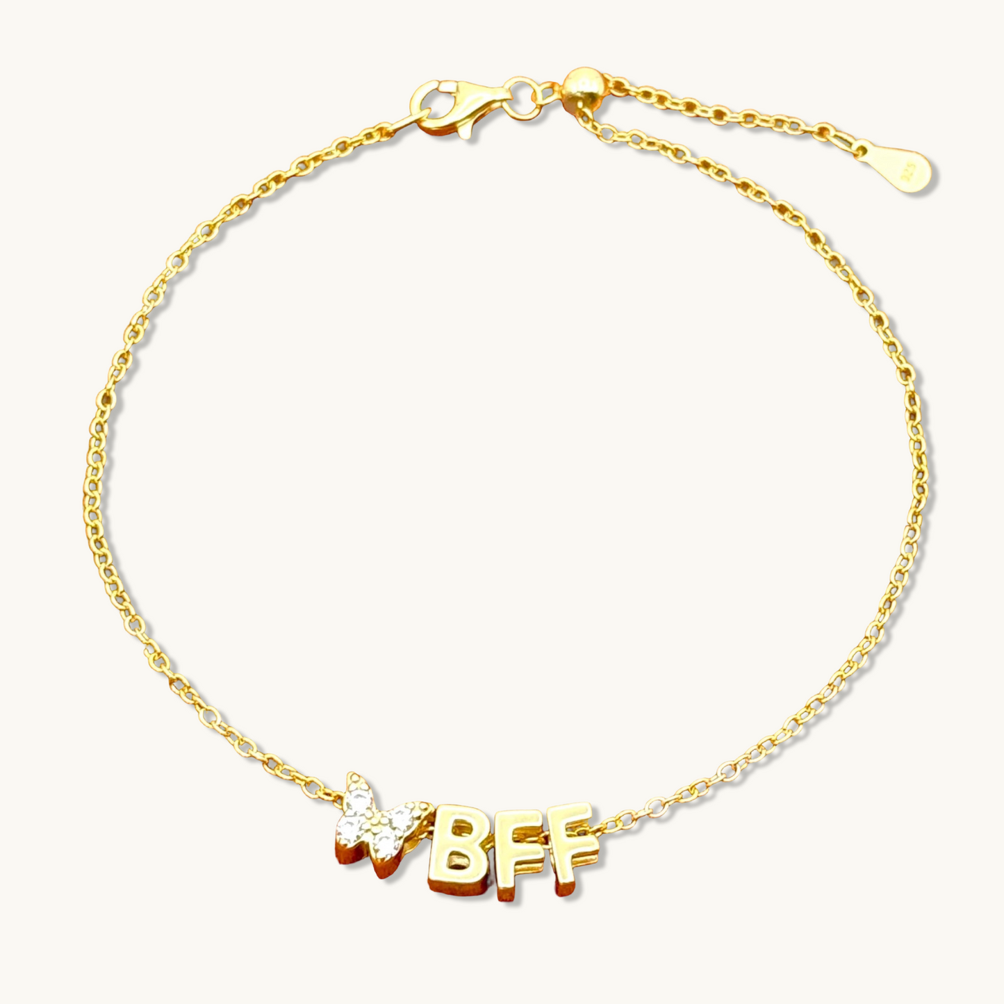 Pulsera de cadena ajustable BFF