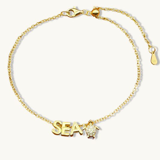 SEA TURTLE Bracelet-Adjustable Fit