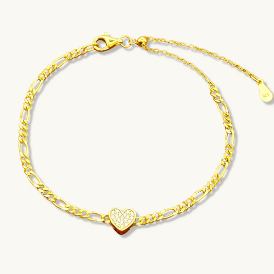 Heart Bracelet-Adjustable Fit