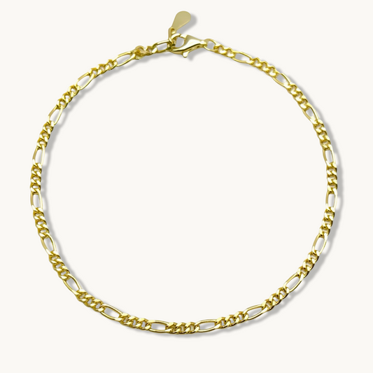 Pulsera de cadena Figaro