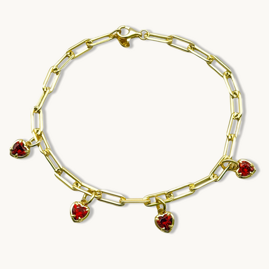 Red Heart Bracelet
