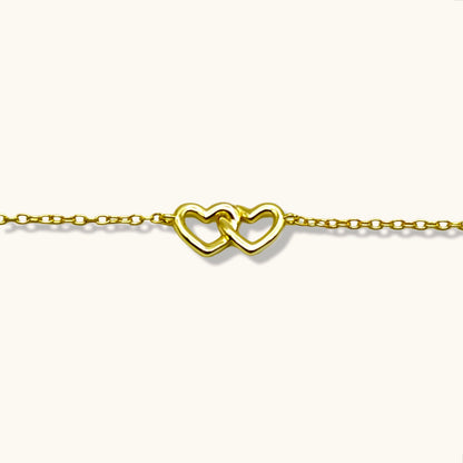 Interlock Love Heart Necklace