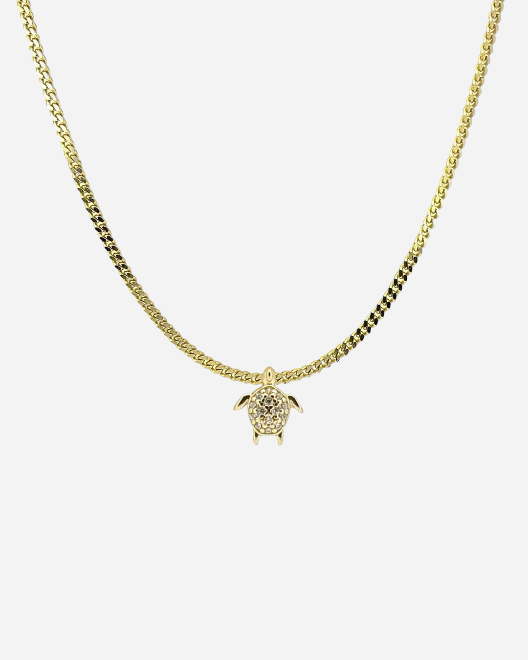 Majestic Turtle Gemstone Necklace