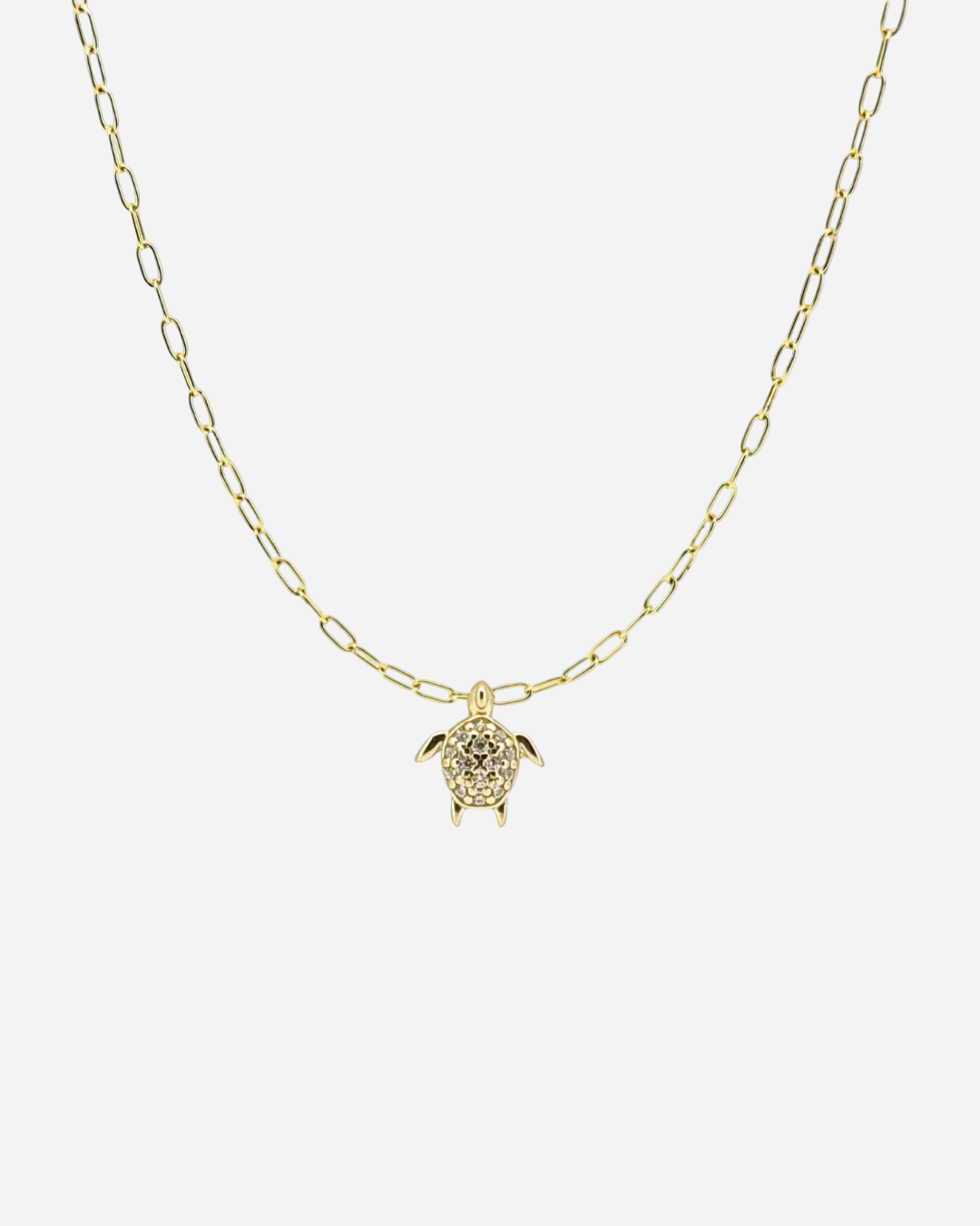 Majestic Turtle Gemstone Necklace