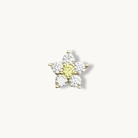 Sunrise Daisy Flower Charm